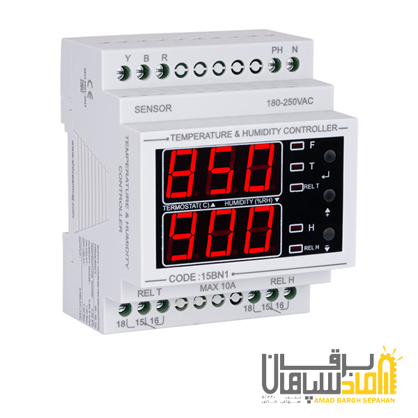 کنترل-دما-رطوبت کنترل کننده دما و رطوبت شیوا امواج THBN-100 - Image 1
